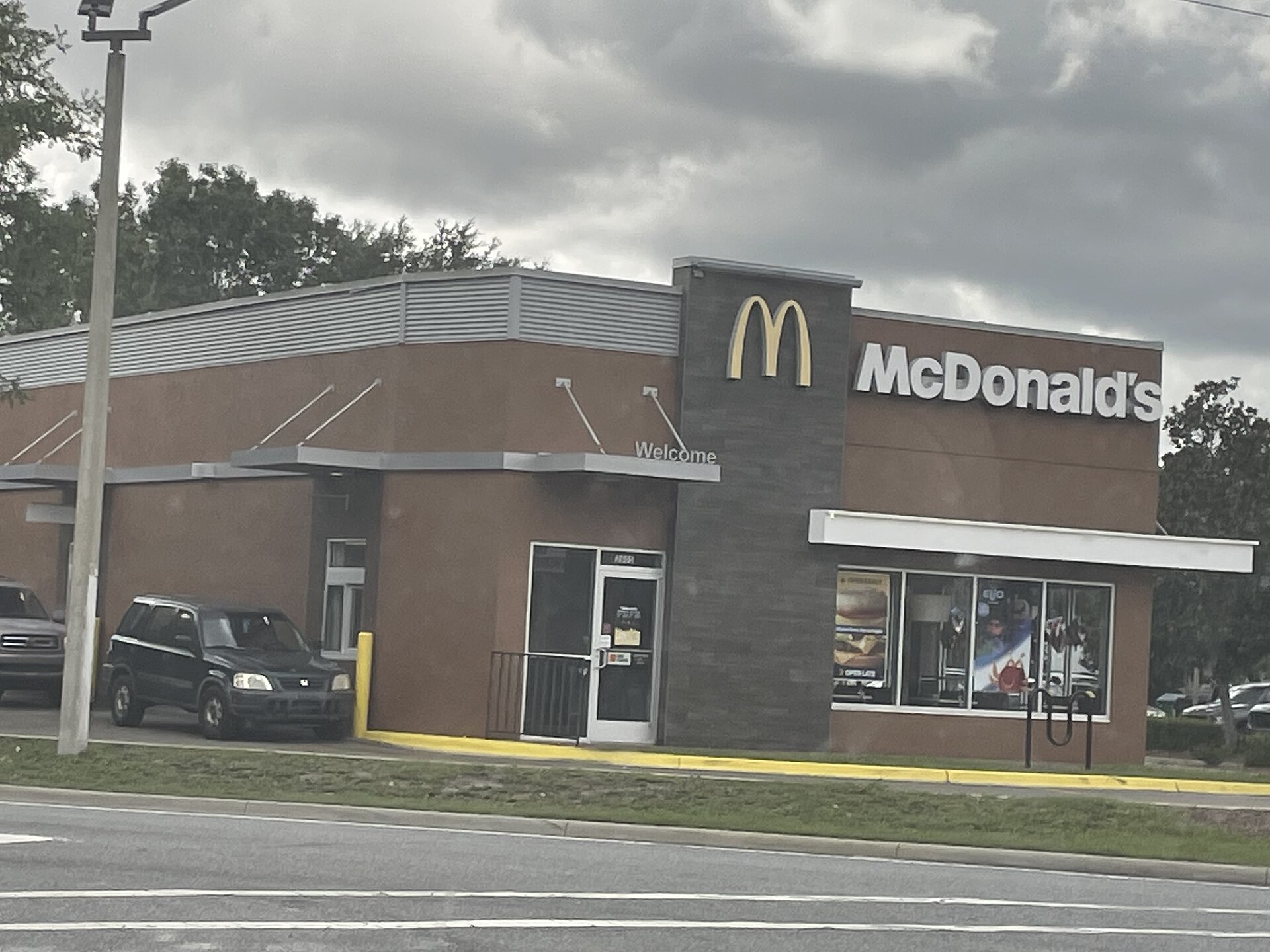 Exterior of a McDonald's restaurant on Crawfordville Highway in Crawfordville, Florida