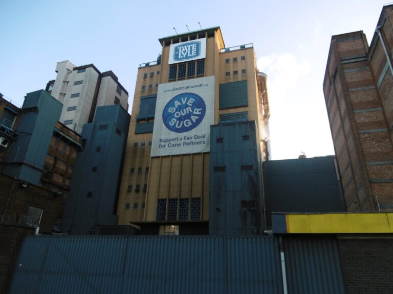 Tate & Lyle Thames sugar refinery in Silvertown, London