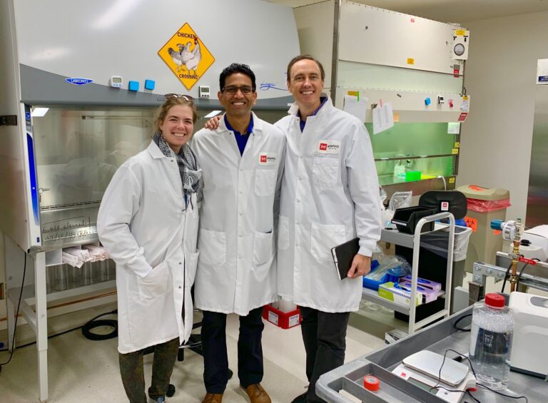 Scientists at the UPSIDE Foods (formerly Memphis Meats) cultivated meat lab